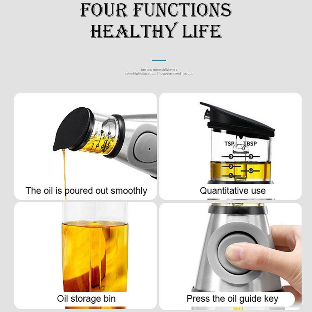 Populer Botol Dispenser Olive Oil Anti Bocor Masak Baking Goreng Takaran Minyak Dispenser