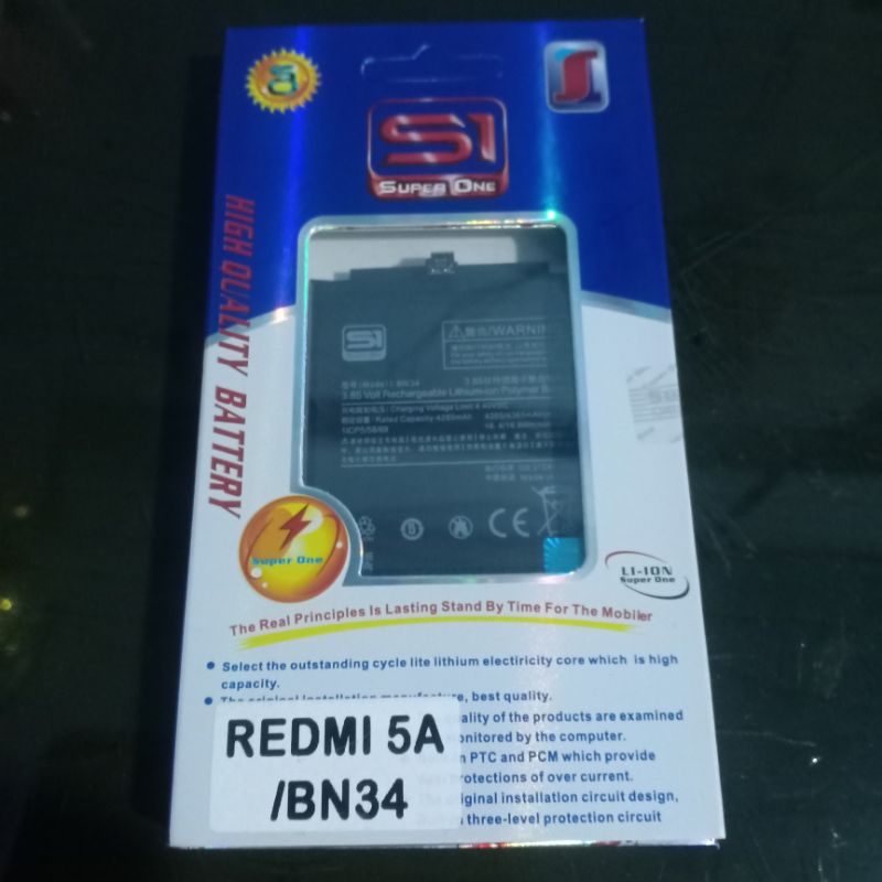 Baterai Xiaomi Redmi 5A Bn34 DoublePower Batre Batere Battery