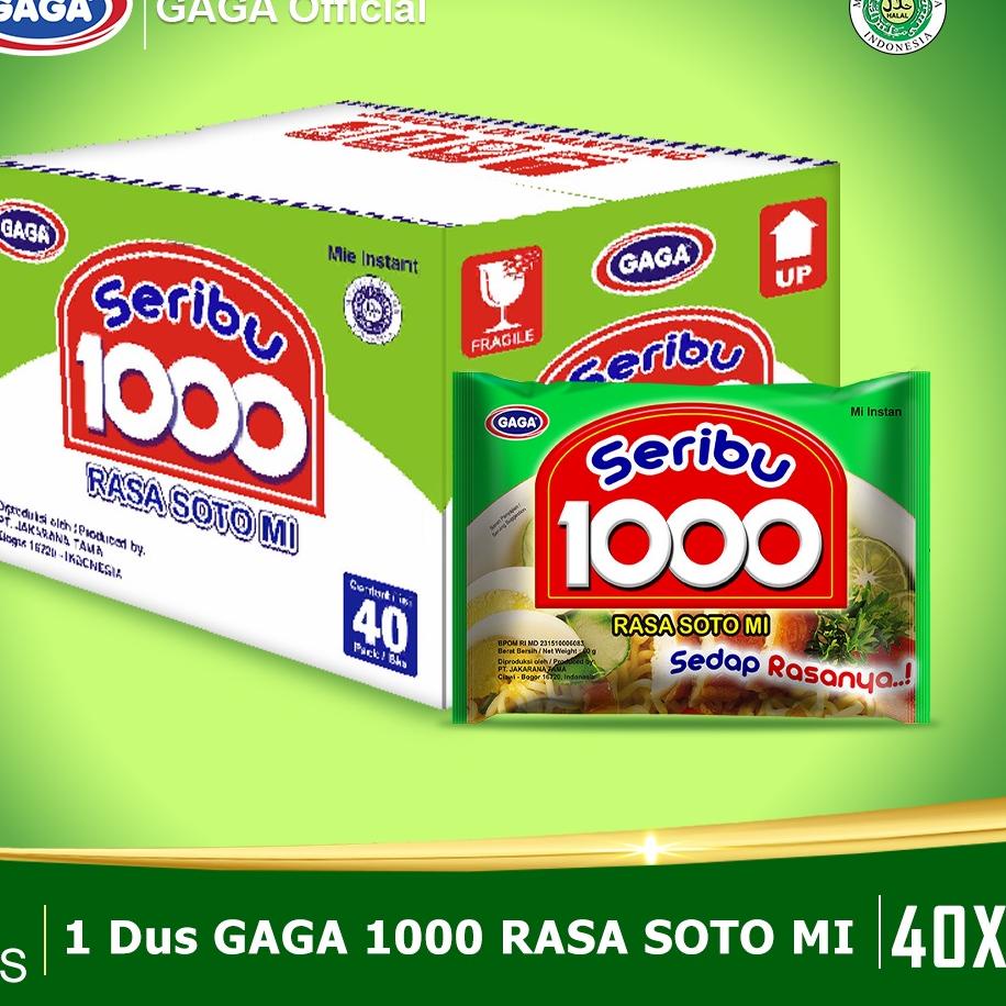 

Star GAGA 1000 Rasa Soto Mie (1 dus = 40 pcs Harga Grosir) grosir