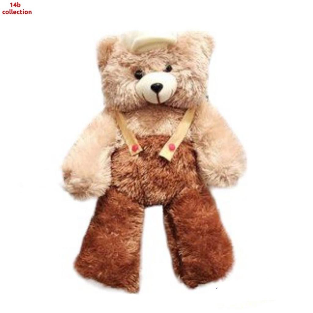 Tas beruang tedy bear bulu lucu imut gemoy ransel wanita baru boneka mewah ransel kasual