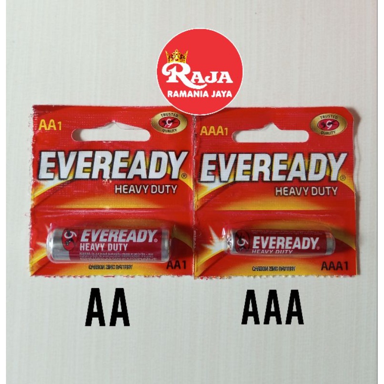 Battery/Baterai Eveready Heavy Duty A2 &amp; A3 Berkualitas Dan Tahan Lama