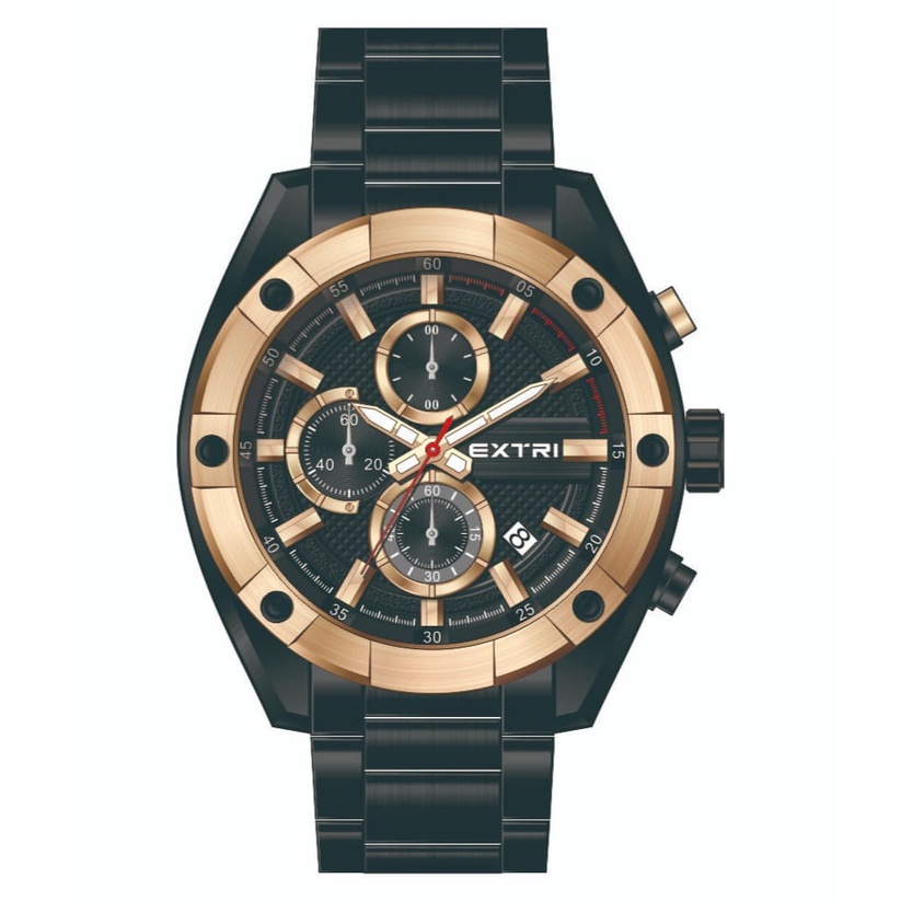Jam Tangan Pria EXTRI X6060 Watch Original Free Tin Box