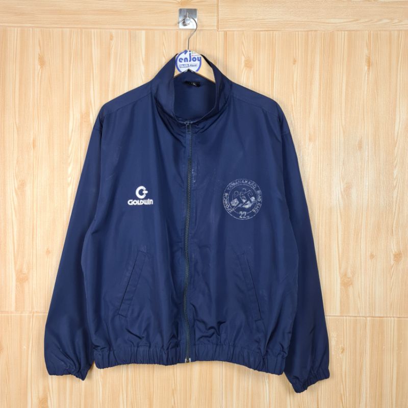 jaket parasut GOLDWIN tipis 1 lapis sport olahraga second preloved