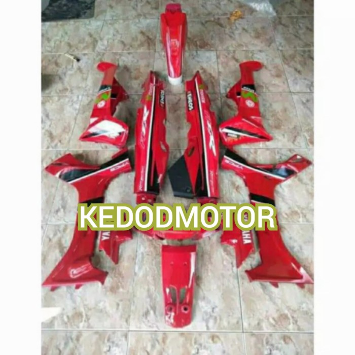 Cover Fullset Body Bodi Halus F1zr - Fizr Merah + Striping