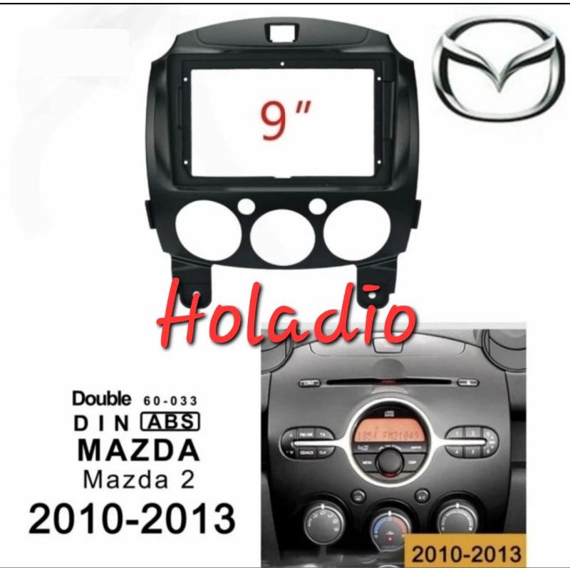 FRAME ANDROID HEAD UNIT 9" MAZDA2 2010-2013