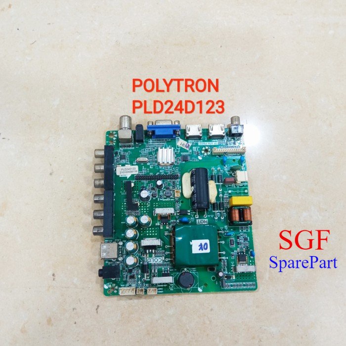 MB TV LED POLYTRON PLD24D123 PLD24D123 MAINBOARD MODUL MESIN TV LED