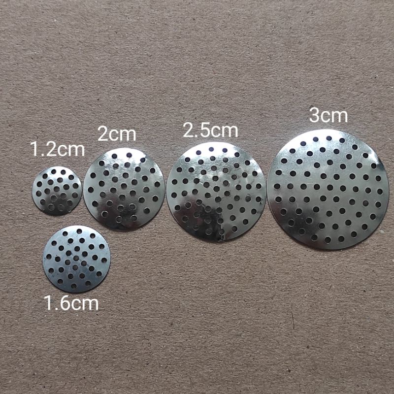 12pcs/1lsn sarangan bros ukuran ukuran 1.2cm, 1.6cm, 2cm, 2.5cm&amp;3cm