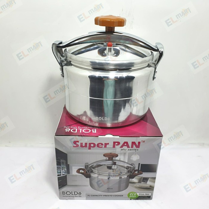 Bolde Alu series 7L Panci presto alumunium 7 Liter 7Lt