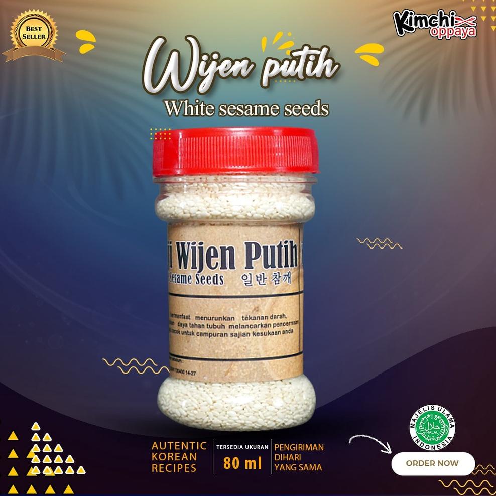 

Model Terkini ・ Wijen Putih Korea 80 Gram / White Sesame Seeds Korea 80 Gram ∞