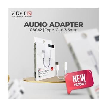 Type-c male to 3.5mm audio female adapter vidvie s for earphone headset cb042 cb-042 - Usb-c to 3.5 aux