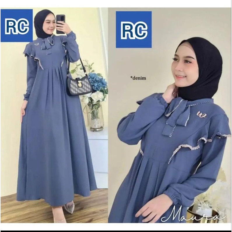 Maura dress/gamis wanita/captain wanita/krinkel wanita