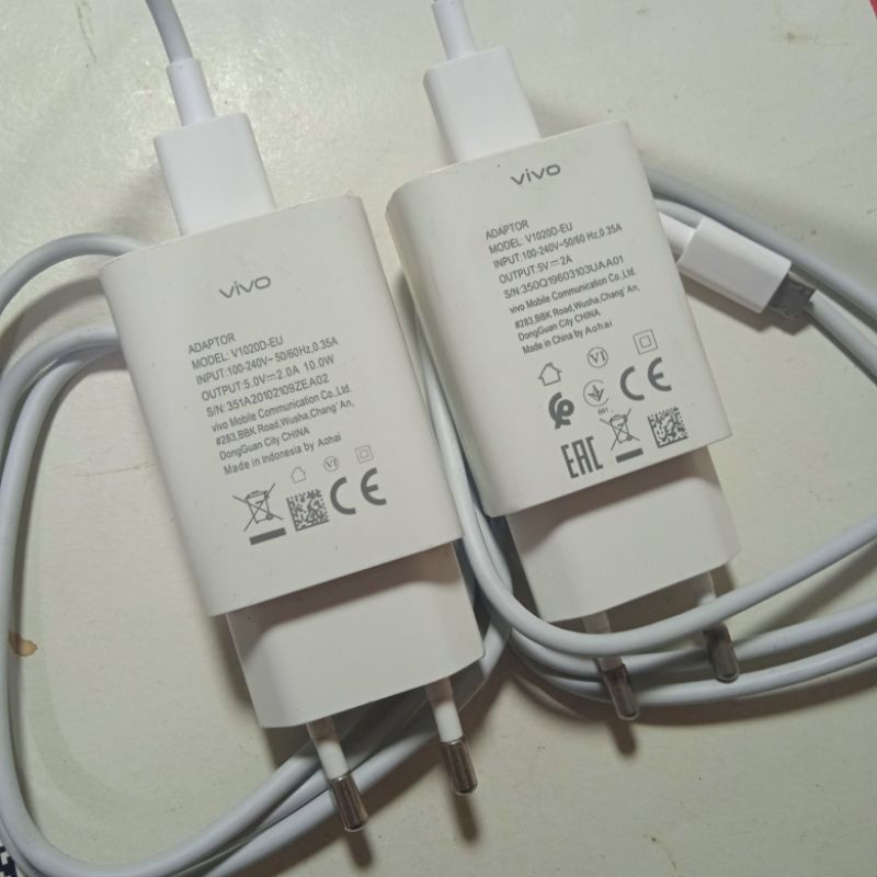 Charger Vivo Original Y12 Y95 Y15 V9 Ori 100% Bekas bawaan hp