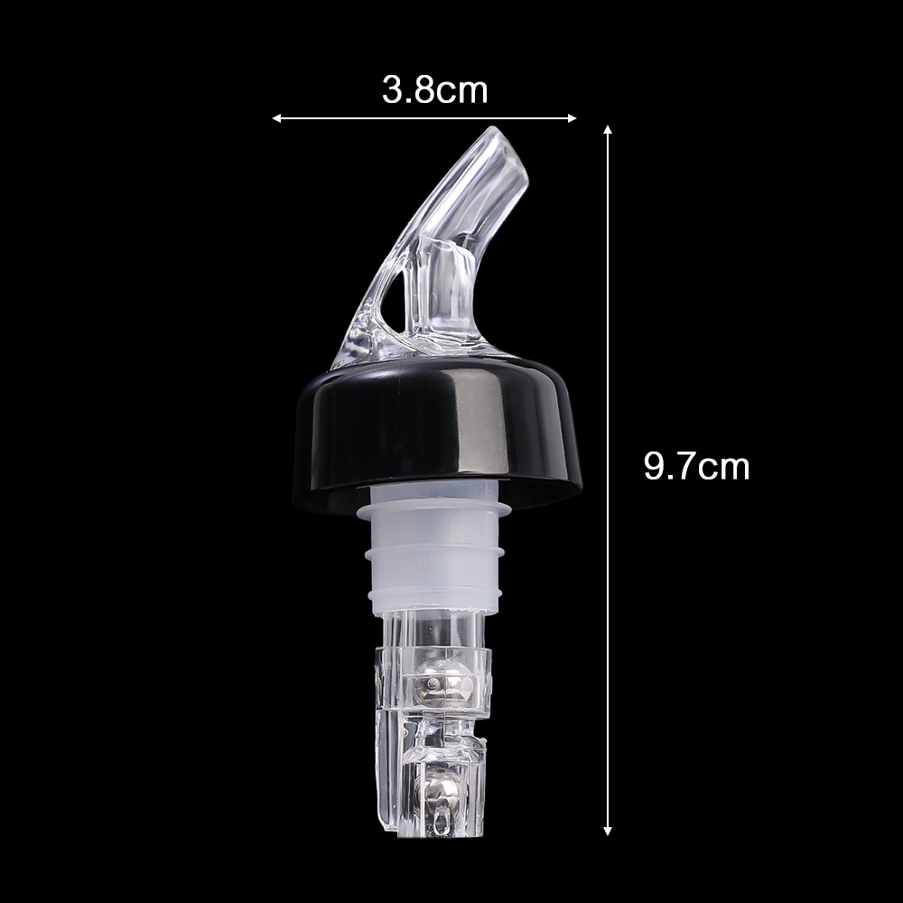 15/30/45ml Penuang Anggur Kuantitatif Plastik Mengukur Botol Minyak Spout Alkohol Botol Stopper Dispenser Cairan Cocktail Tools Bar Aksesoris Dapur