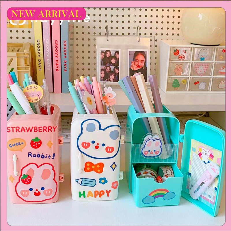 

Murah Tempat Pena-Kreatif Tempat Pena Model Kulkas Lucu Kapasitas Besar Tempat Alat Tulis Kosmetik Multifungsi aesthetic Baru