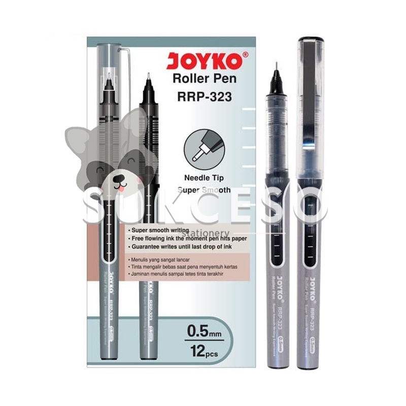 

Joyko Pulpen Roller Pen Gel RRP-323 Black 0.5mm