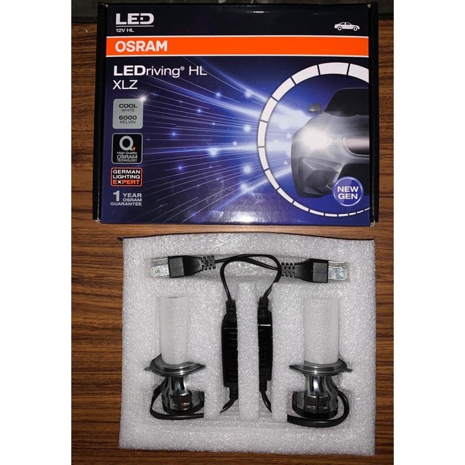 Bohlam lampu LED H4 12V LEDriving HL XLZ cool white 6000K Osram ASLI