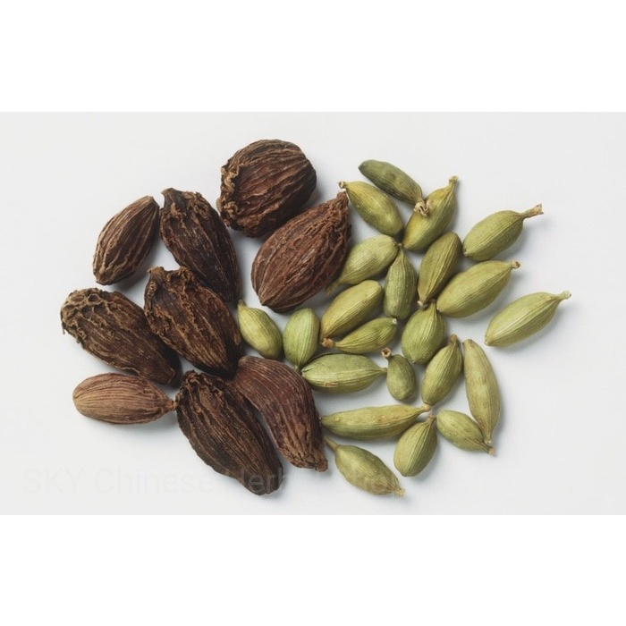 

HS Black Cardamom Kapulaga Hitam Impor India Cao Guo Cardamon 250 Gram