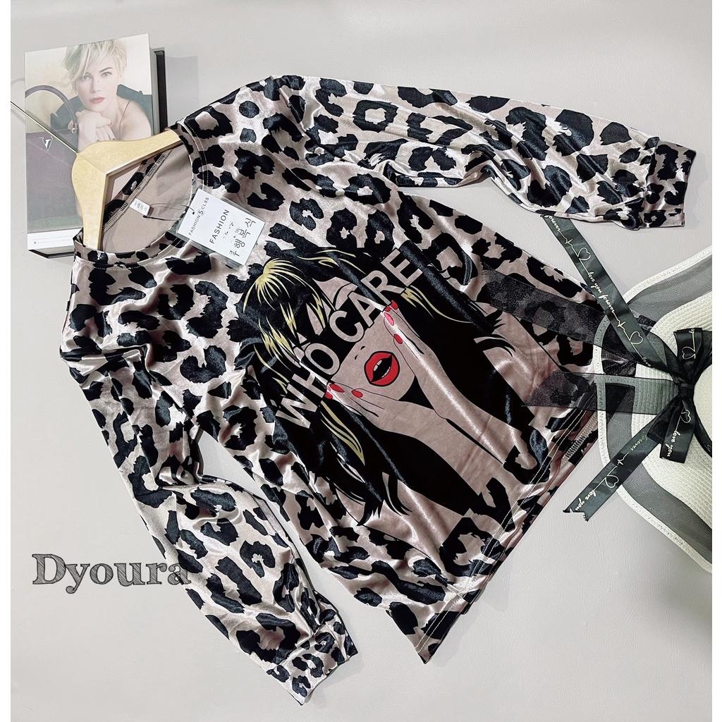 Blouse cantik bludru motif fashion new premium bahan import