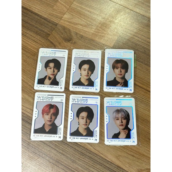 Photocard PC scratch card NCT 127 exhibition welcome to my city to the NCT universe