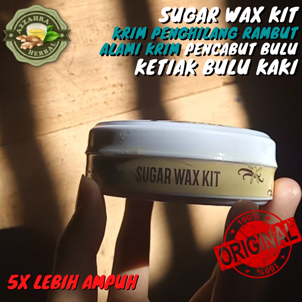 Sugar Wax / Waxing Kit Pure Honey / Waxing Bulu Ketiak / Penghilang Bulu Rambut Kaki Tangan