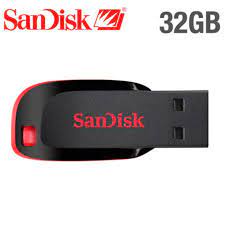 Flashdisk SanDisk CZ50 2.4.8.16.32.64.128 GB USB 2.0 Flash Drive Pendrive