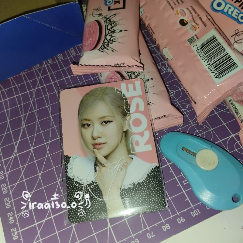 

PHOTOCARD ROSE OREO X BLACKPINK (09) [limited edition]