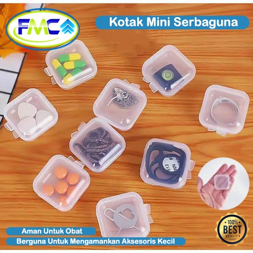 Kotak Aksesoris Mini Kotak Obat Kecil Tempat Penyimpanan Obat Aksesoris Kotak Kecil Simpan Memory Card Earplug Manik Manik