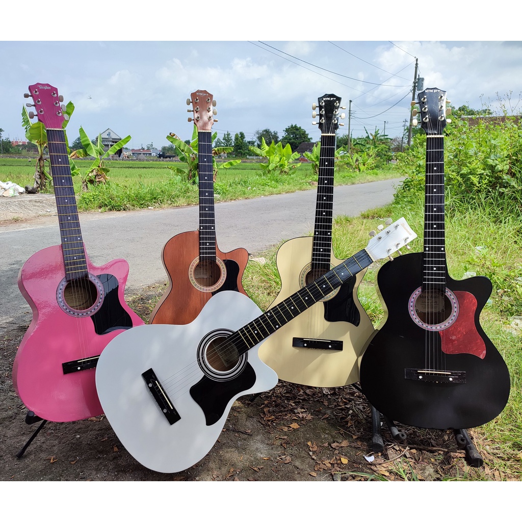 Gitar akustik pemula paket lengkap