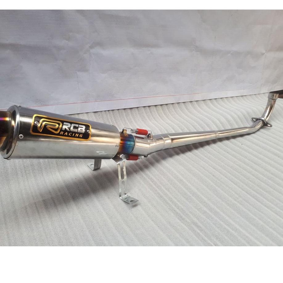 New Knalpot motor racing rcb bebek supra x125 revo supra fit vega karisma jupiter astrea blade termu