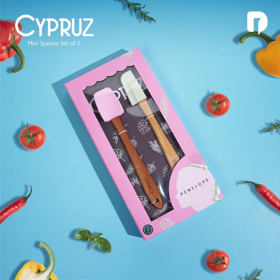 Cypruz Mini Spatula Set of 2-Suntil Masak-Peralatan Masak Dapur
