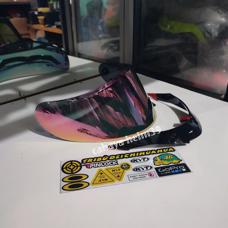 FLAT VISOR KYT FALCON FR / VENDETTA 2 + SPOILER VENDETTA 2 / FALCON FR