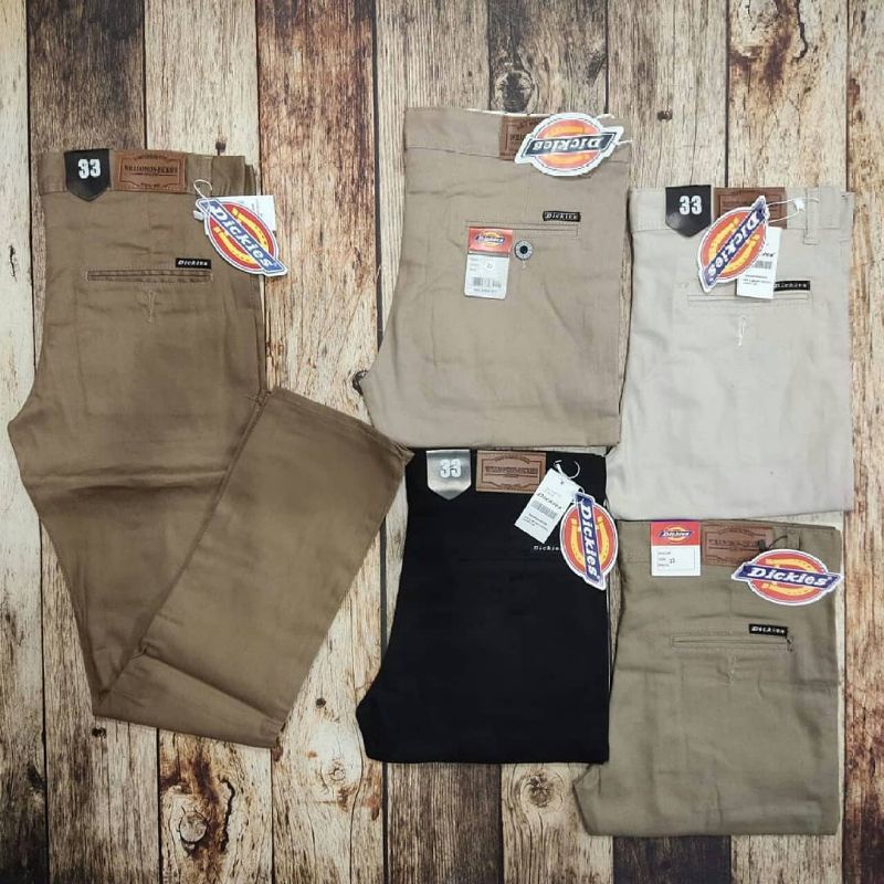 Celana Chino Panjang Pria Dickies Kualitas Premium Celana Cino Distro Panjang Slimfit Full Tag