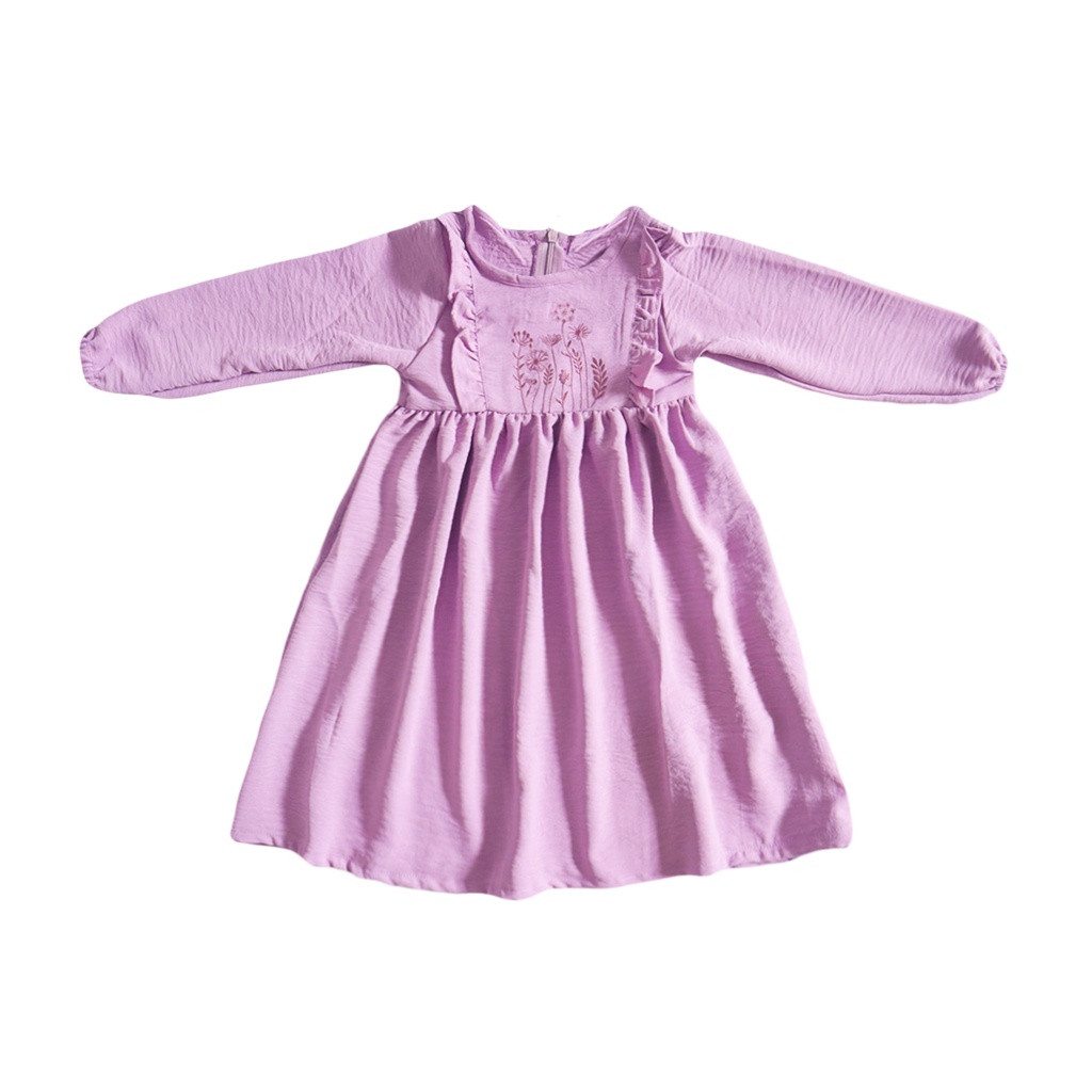 Joel Pakaian Muslim Anak - Gamis Anak Tuniq Bilqis-PURPLE