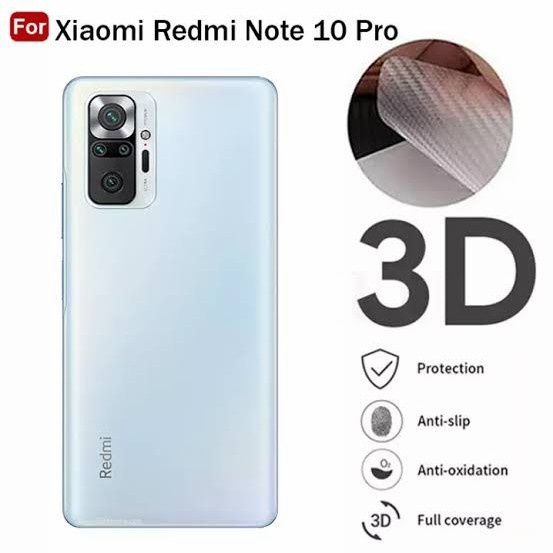 XIAOMI REDMI NOTE 11 NOTE 11 PRO ANTI GORES SKIN KARBON BELAKANG SCREEN GUARD PROTECTOR ANTI JAMUR