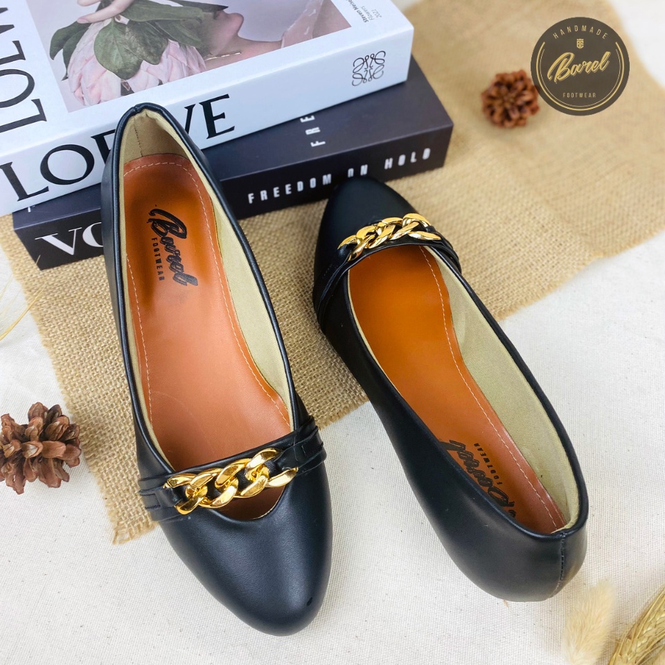 Barel - Rantai Sepatu flat wanita sepatu flatshoes sepatu teplek wanita Pantopel Wanita Sepatu Kerja Sepatu Kantor Wanita Sepatu Formal sepatu kasual casual sepatu hangout