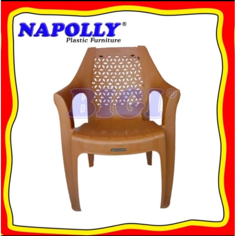 TERBARU! KURSI TERAS PLASTIK NAPOLLY BIG PW 678 HEALING
