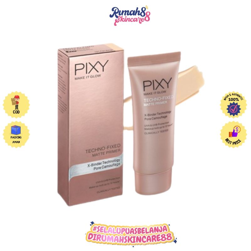 PIXY Make It Glow Techno Fixed Matte Primer 101 Fair Beige