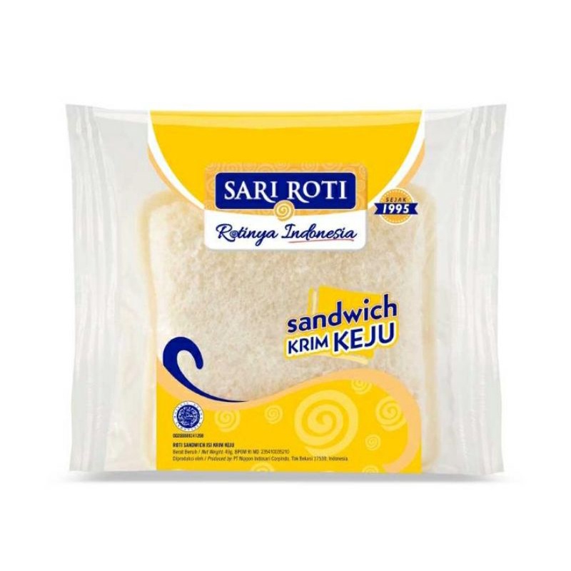 

SARI ROTI Sandwich Krim Keju 49 g