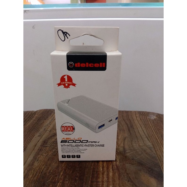 POWERBANK DELCELL AELLO 6000MAH ORIGINAL