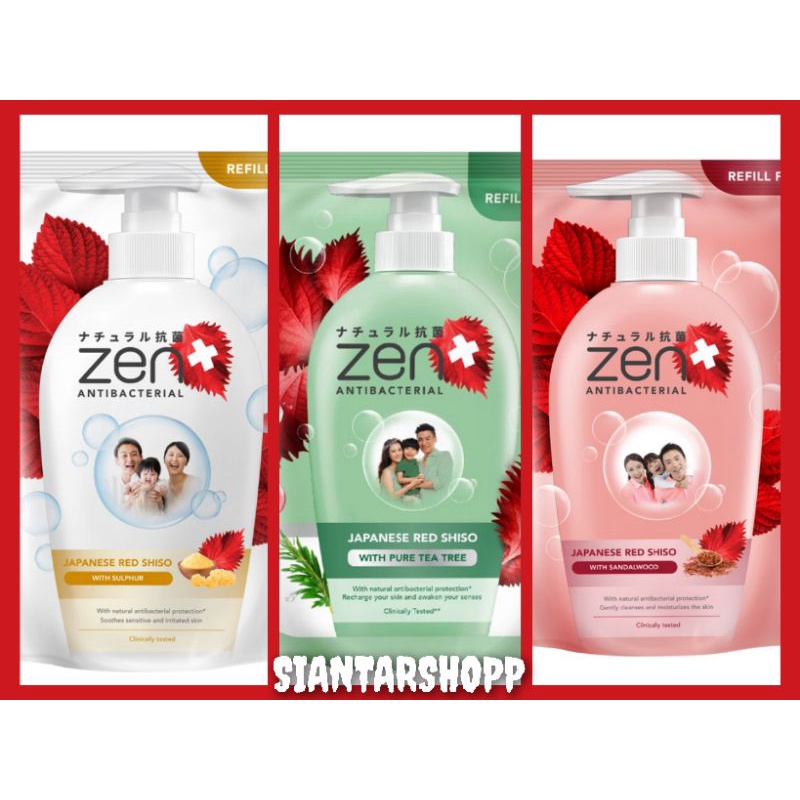 Jual Zen Body Wash 400ml Shopee Indonesia