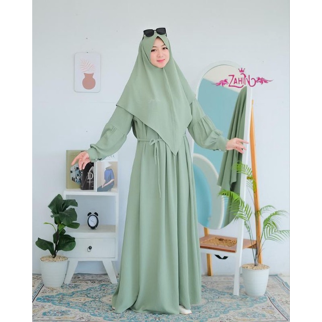 FULICA SET BY ZAHIN/SET HIJAB BY ZAHIN/SET SYAR'I ZAHIN/GAMIS SET HIJAB SYAR'I BY ZAHIN