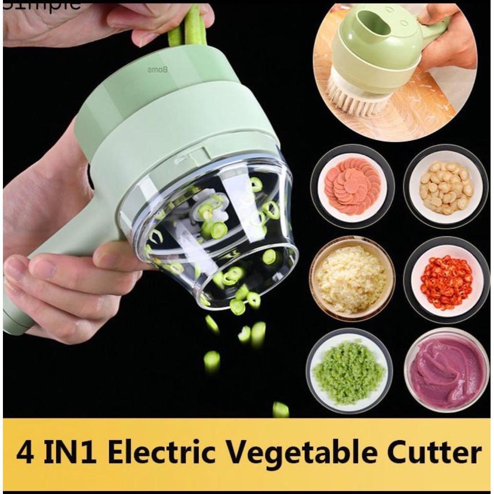 ALAT PEMOTONG OTOMATIS 4 IN 1 VIRAL BLENDER CHOPPER PENGGILING PORTABLE MULTIFUNGSI PISAU DAPUR OTOMATIS FREE PACKING BUBBLE FBL