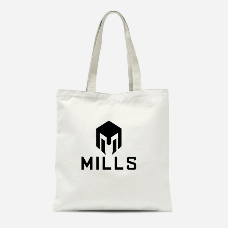 Tote Bag Resleting Murah Mills Pria Wanita