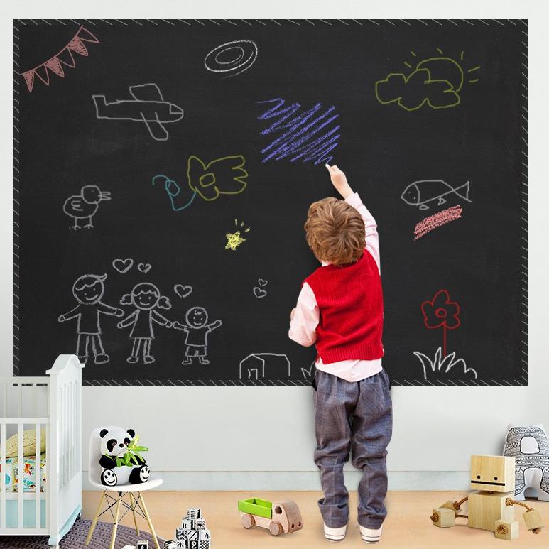 

[PQYEA6767] Stiker Dinding Papan Tulis Anak Hijau Putih / Wall Sticker Wall Paper Chalkboard Whiteboard