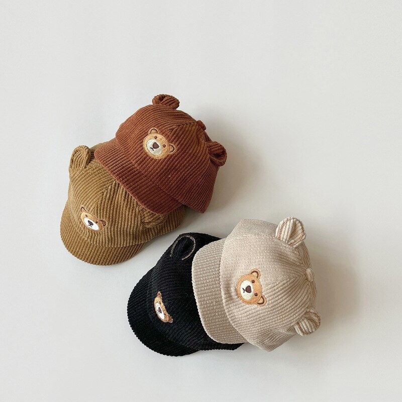 Topi baseball anak unisex lucu motif SMALL EAR / topi bayi ala korea import usia 6 bulan - 3 tahun