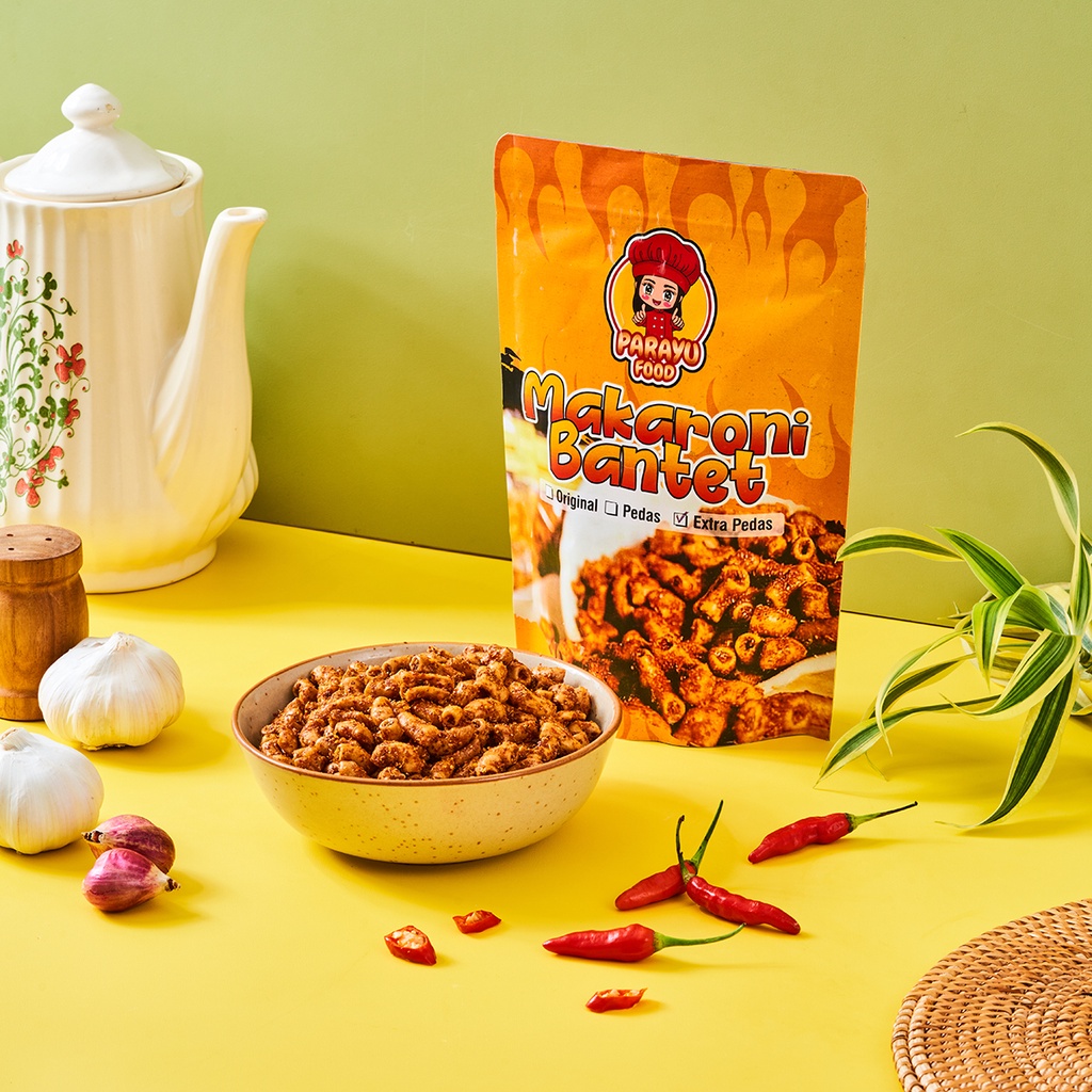 

Parayu Food - Makaroni Bantet Kemasan 150gr