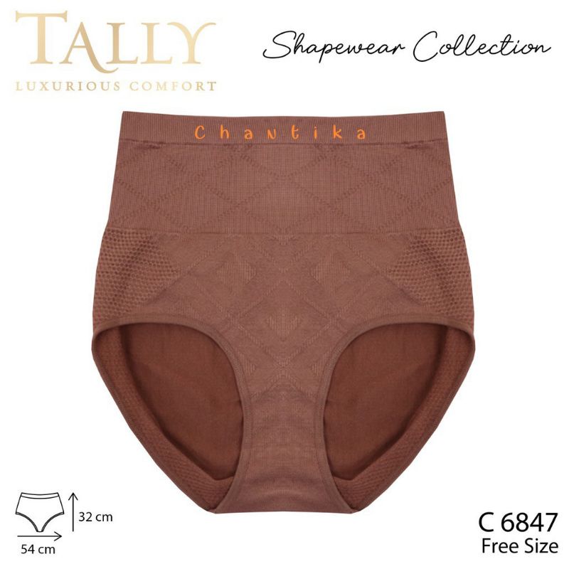 TALLY celana dalam wanita Semi Korset 6847 free fit to L-XL Shapewear Collection