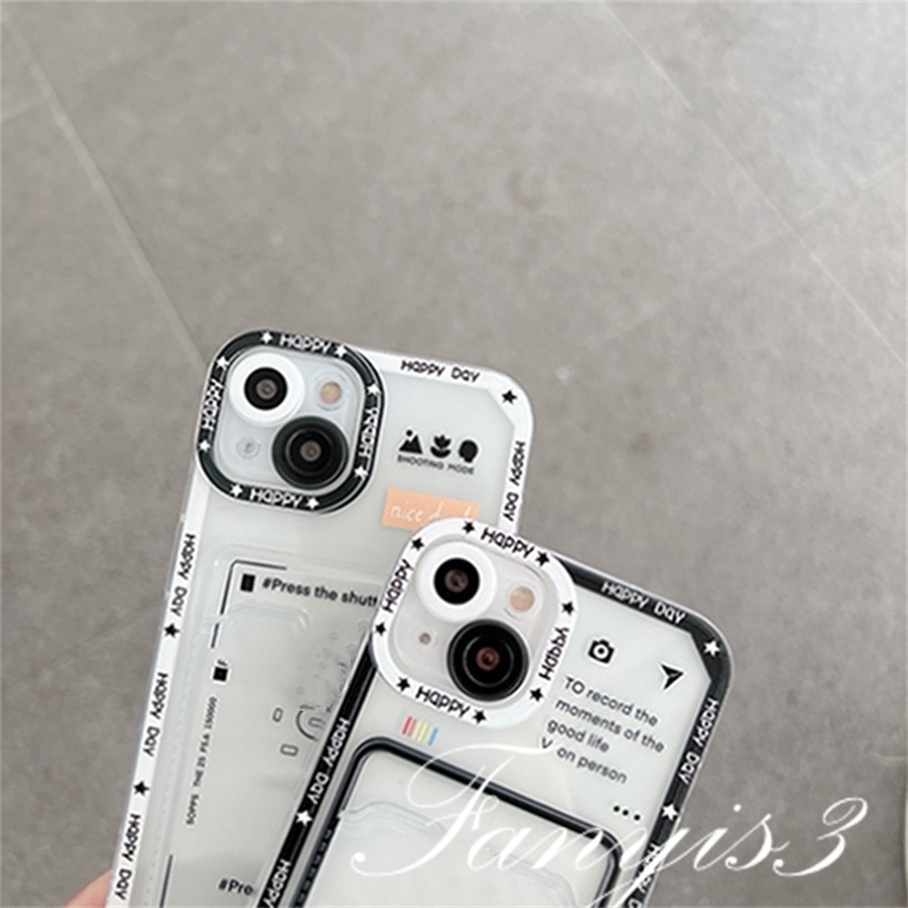 Samsung A14 A54 A34 A04E A04 A04s A03 A12 A13 A23 A33 A53 A73 M23 A03s A02 A52 A52s A22 S21 S22 Plus Ultra A51 A71 A50s A30s A30 Gaya Kesederhanaan Tempat Kartu Casing Ponsel TPU Bening Soft Cover