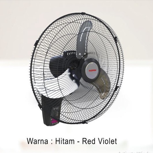 MASPION WALL FAN + REMOTE 18INCH PW1811RC POWER FAN ALUMINIUM BEARING