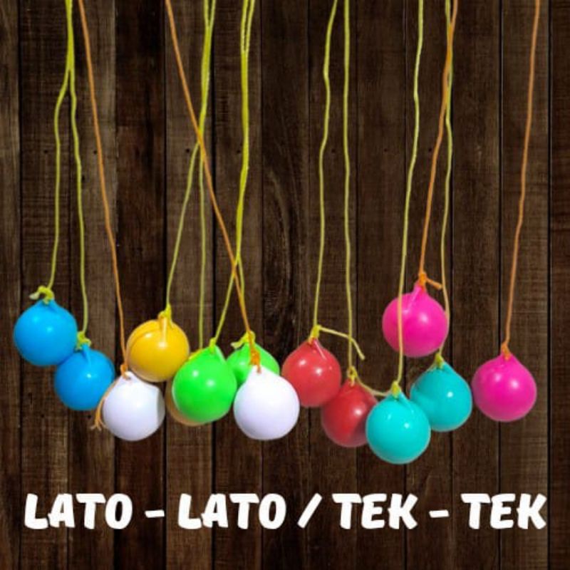 Mainan etek etek mainan lato lato mainan viral tektek jadul ukuran 4 cm